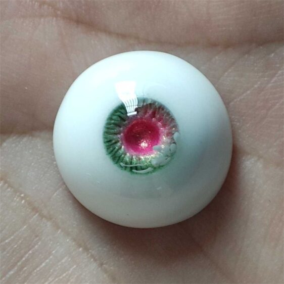 Pink & Green BJD Doll Eyes – Realistic Resin Eyes for Ball-Jointed Dolls