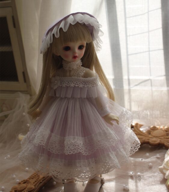 Pink Multi-layer Cake Skirt Bjd Dress Blythe Dress 1/6 1/4 1/3 BJD Clothes