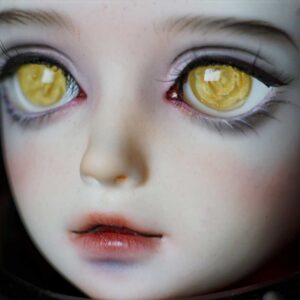 Purple Flower BJD Eyes – Resin Safety Eyes for Dolls (10mm to 24mm)