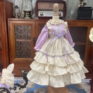 Purple Skirt Princess BJD Doll Dress for 1/3, 1/4, Dan 1/6 Blythe Dolls