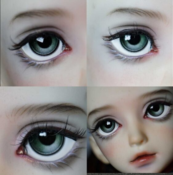 Realistic BJD Doll Eyes (8MM-24mm) Resin Safety Eyes for 1/3, 1/4, 1/6, 1/8 Dukker