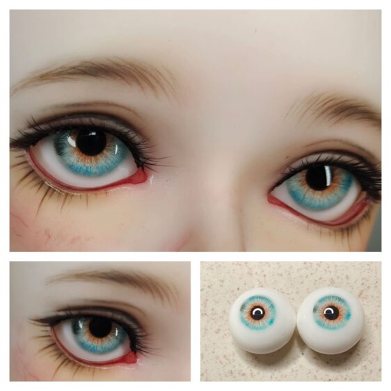 Realistic BJD Eyes for Dolls – Resin Eyes, Safety Eyes for 1/3, 1/4, 1/6 BJD Dolls