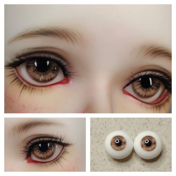 Realistic BJD Eyes for Dolls – Resin Eyes, Safety Eyes for 1/3, 1/4, 1/6 BJD Dolls