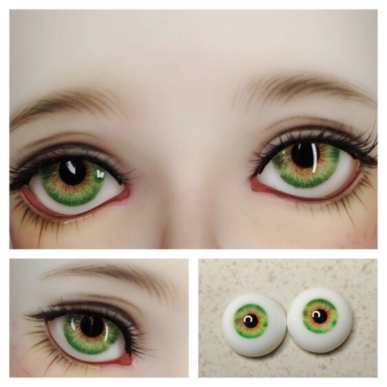 Realistic BJD Eyes for Dolls – Resin Eyes, Safety Eyes for 1/3, 1/4, 1/6 BJD Dolls