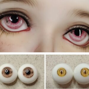 Realistic BJD Eyes for Dolls – Resin Eyes, Safety Eyes for 1/3, 1/4, 1/6 BJD -Puppen