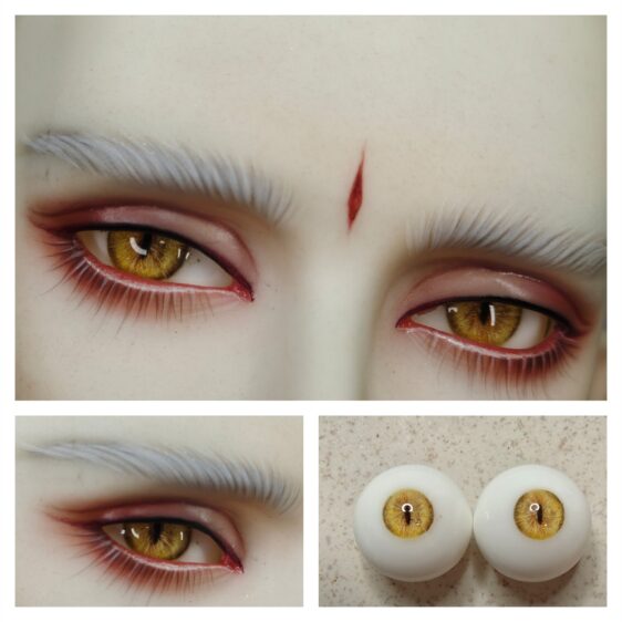 Realistic BJD Eyes for Dolls – Resin Eyes, Safety Eyes for 1/3, 1/4, 1/6 BJD Dolls