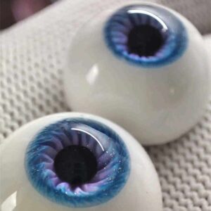 Realistic BJD Resin Safety Eyes - Blue Doll Eyes (10mm-24mm)