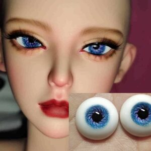 Realistic BJD Resin Safety Eyes - Blue Doll Eyes (10MM-24mm)