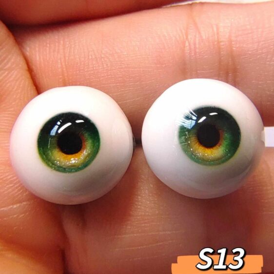 Realistic Doll Eyes | Customizable Sizes & Iris Options (8mm-24mm)