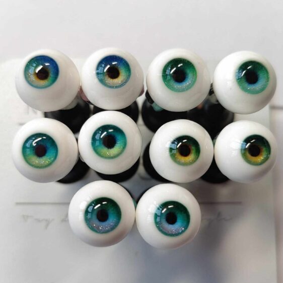 Realistic Doll Eyes | Customizable Sizes & Iris Options (8mm-24mm)