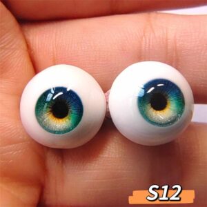 Realistic Doll Eyes | Customizable Sizes & Iris Options (8mm-24mm)