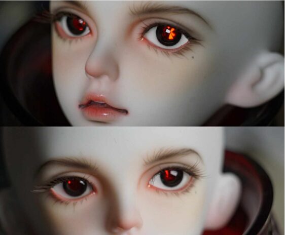 Realistic Resin BJD Doll Eyes - Customizable for All Doll Sizes (8mm to 24mm)