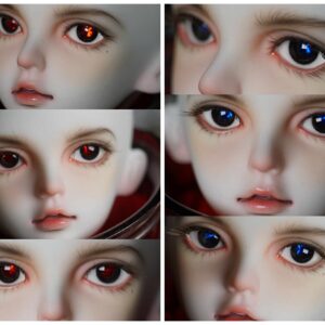 Realistic Resin BJD Doll Eyes - Customizable for All Doll Sizes (8mm to 24mm)