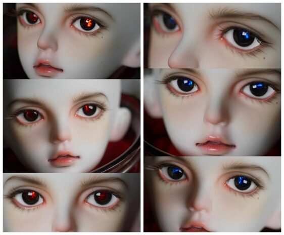 Realistic Resin BJD Doll Eyes - Customizable for All Doll Sizes (8mm to 24mm)