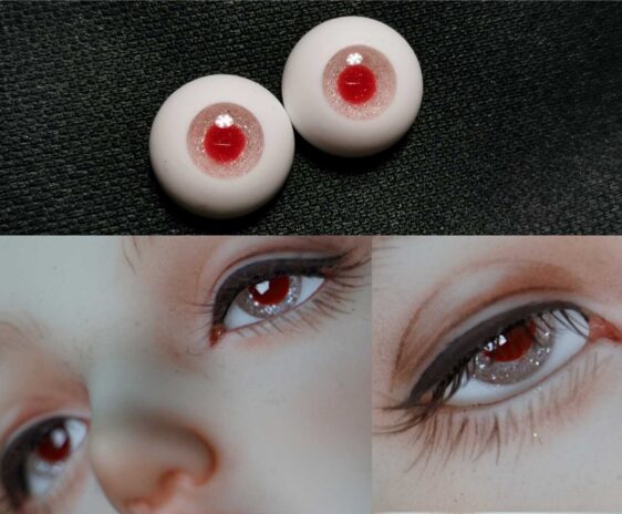 Realistic Resin BJD Doll Eyes – Customizable Safety Eyes for 1/3, 1/4, 1/6, 1/8 Dolls