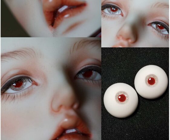 Realistic Resin BJD Doll Eyes – Customizable Safety Eyes for 1/3, 1/4, 1/6, 1/8 Dolls