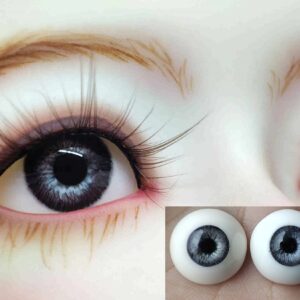 Realistic Resin BJD Doll Eyes – Customizable Safety Eyes for 1/3, 1/4, 1/6 Dolls (10mm to 24mm)