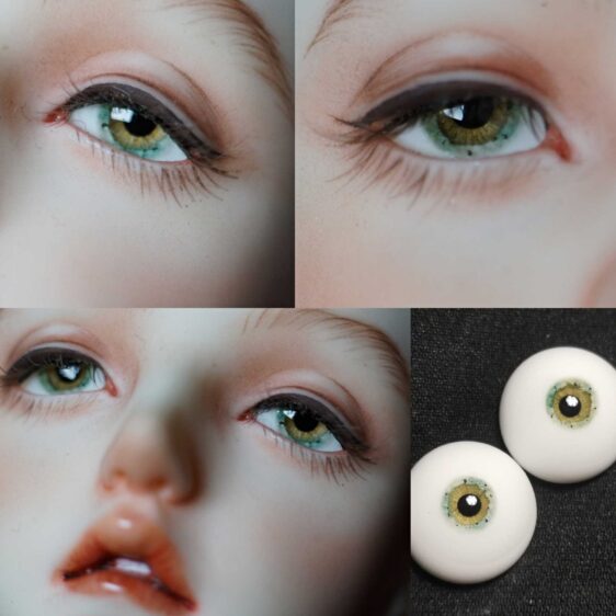 Realistic Resin Doll Eyes for 1/3, 1/4, 1/6, 1/8 BJD Dolls