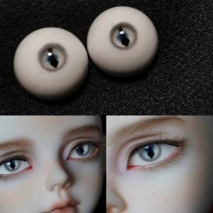 Realistic Resin Doll Eyes for 1/3, 1/4, 1/6 BJD Dolls – Handmade Safety Eyes (8mm - 24mm)