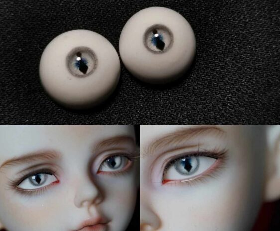 Realistic Resin Doll Eyes for 1/3, 1/4, 1/6 BJD Dolls – Handmade Safety Eyes (8mm - 24Te mau mana'o tauturu no te)