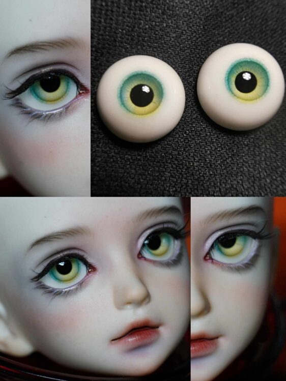 Realistic Resin Doll Eyes for BJD Doll Accessories (10mm-24mm)