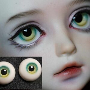 Realistic Resin Doll Eyes for BJD Doll Accessories (10mm-24mm)