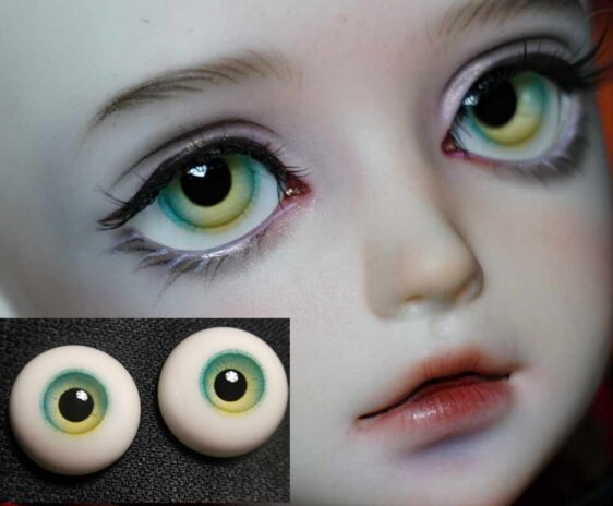 Realistic Resin Doll Eyes for BJD Doll Accessories (10mm-24mm)