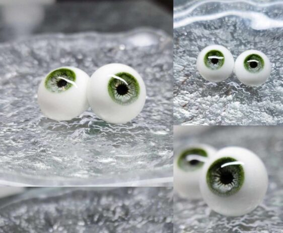 Realistic Resin Doll Eyes for BJD – Small Iris Safety Eyes (8mm to 24mm)