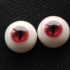 Red Beast Pupil Bloodshot Resin Eyes – BJD Doll Eyes (8mm-24mm)