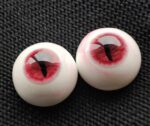 Red Beast Pupil Bloodshot Resin Eyes – BJD Doll Eyes (8mm-24mm)