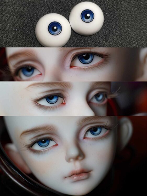 Resin BJD Eyes – Realistic Doll Eyes for 1/3, 1/4, 1/6 Dolls (8mm - 24mm)