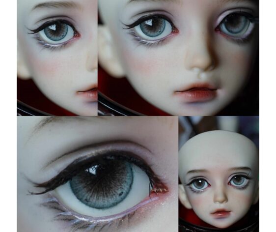 Resin Eyes for 1/3, 1/4, 1/6, and 1/8 BJD Dolls – Realistic Safety Eyes (8mm - 24mm)