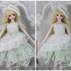 Rose BJD SD Doll Clothes 1/3 SD Clothes,1/4 Msd Clothes Fashion Doll Dresses