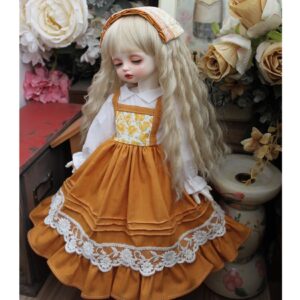 Vintage BJD Dress – Elegant Doll Outfit for 1/3, 1/4, 1/6 Dolls