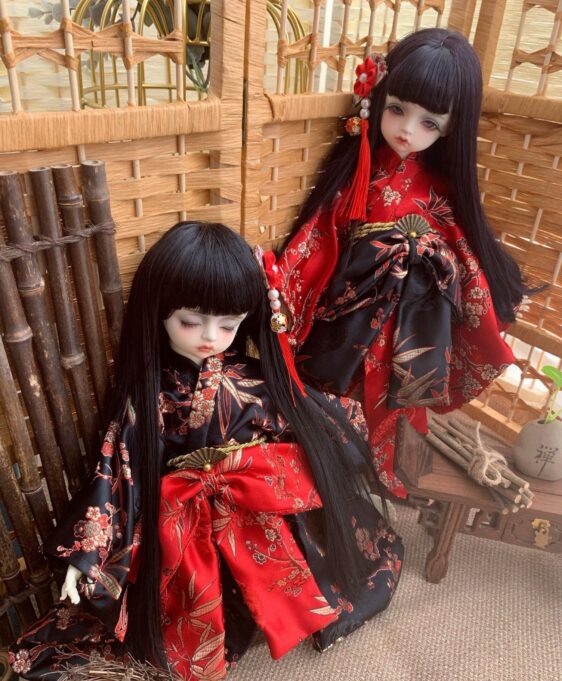 BJD Clothes Japanese Kimono for 1/6 Yosd 1/4 MSD 1/3 SD Blythes - Image 10