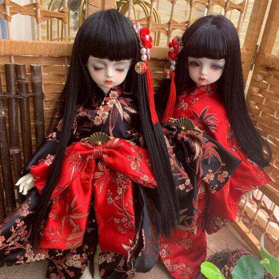 BJD Clothes Japanese Kimono for 1/6 Yosd 1/4 MSD 1/3 SD Blythes - Image 3