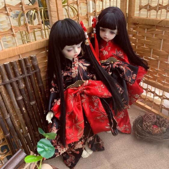 BJD Clothes Japanese Kimono for 1/6 Yosd 1/4 MSD 1/3 SD Blythes - Image 2