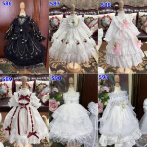 bjd doll lolita and vintage dresses for bjd dolls 13 14 16 blythe clothing for msdminifeemddsmart doll bjd outfit clothes 7