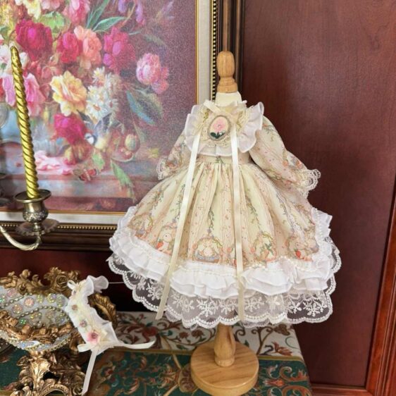 for 1/3 1/4 1/6 & Blythe Lolita retro Bjd Doll Dress Doll Princess Dress - Image 8