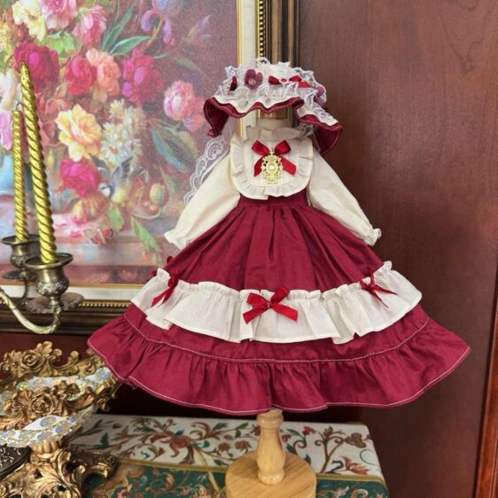 for 1/3 1/4 1/6 & Blythe Lolita retro Bjd Doll Dress Doll Princess Dress - Image 6