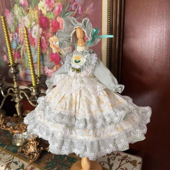 for 1/3 1/4 1/6 & Blythe Lolita retro Bjd Doll Dress Doll Princess Dress - Image 4