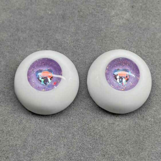 Purple Diamond Resin Eyes for BJD Dolls – Unique Toy Eyes 8MM-24MM - Image 6