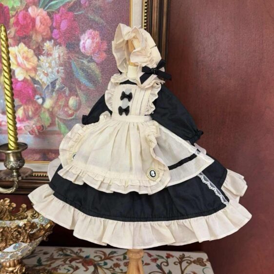 Princess Lolita BJD Dress Set with Headwear for 1/3 1/4 1/6 Dolls & Blythe - Image 10