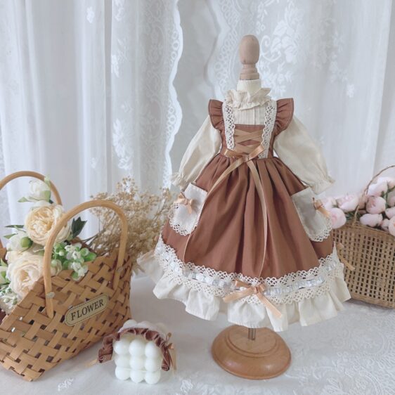 Fashionable BJD Dress – Fits 1/3, 1/4, 1/6 SD, MSD YOSD BLYTHE Dolls - Image 3