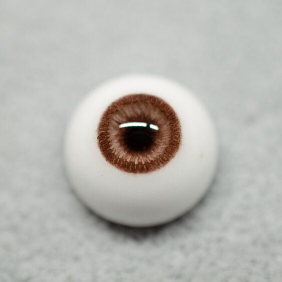 Deep Brown BJD Doll Eyes – Realistic Handmade Eyes for 1/3 1/4 1/6 Dolls (10mm–18mm) - Image 2