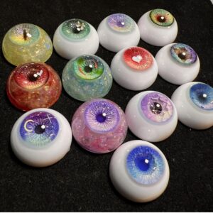 Resin BJD Doll Eyes – Small & Normal Iris, 8–24mm for 1/3, 1/4, 1/6 Dolls