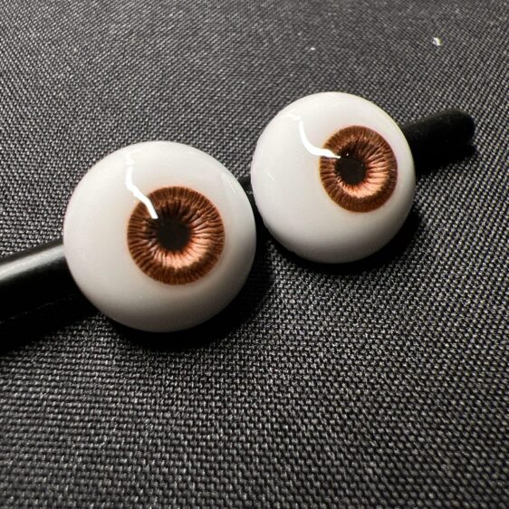 Deep Brown BJD Doll Eyes – Realistic Handmade Eyes for 1/3 1/4 1/6 Dolls (10mm–18mm) - Image 6