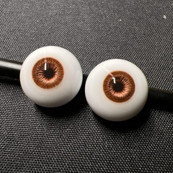 Deep Brown BJD Doll Eyes – Realistic Handmade Eyes for 1/3 1/4 1/6 Dolls (10mm–18mm) - Image 5