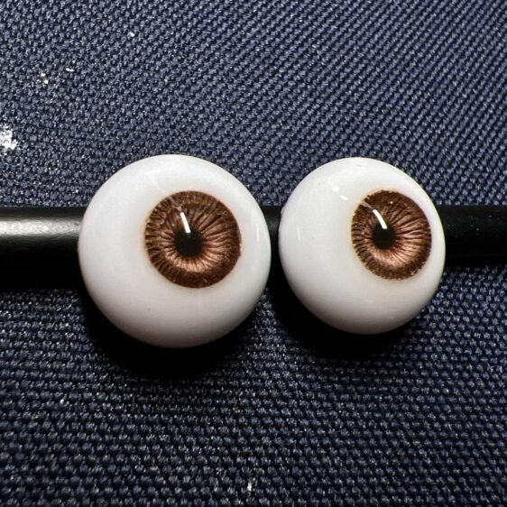 Deep Brown BJD Doll Eyes – Realistic Handmade Eyes for 1/3 1/4 1/6 Dolls (10mm–18mm) - Image 8