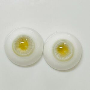 Yellow BJD Doll Eyes – Light Color Series Custom Resin Eyes for 1/3 1/4 1/6 Dolandre (10mm-24mm)